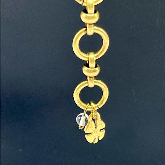 Lucky Brand triple crescent two tone moon necklace - Picture 7 of 7